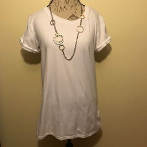 White Tunic/Tee ~ Sz Med